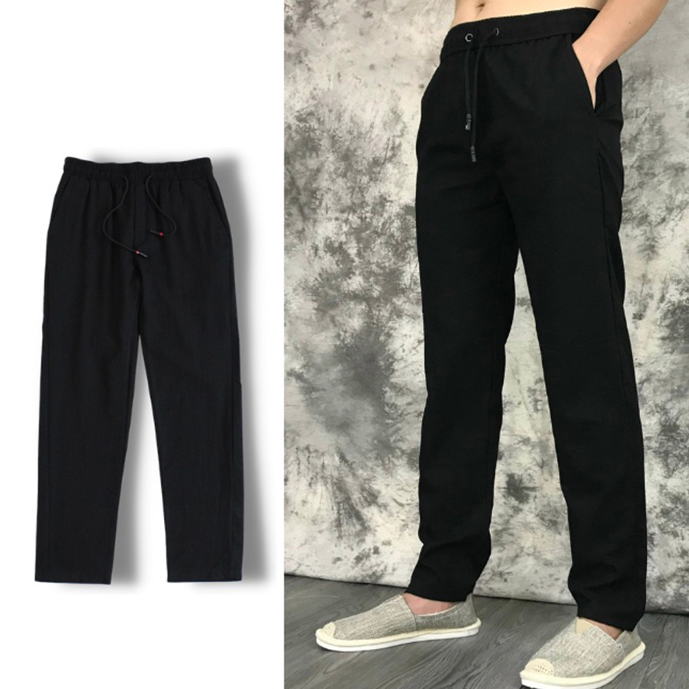 Quần Đũi Nam Đen Dài Chất Mịn Mát Dáng Ôm Ống Côn Vừa Vặn Phong Cách Trẻ Trung