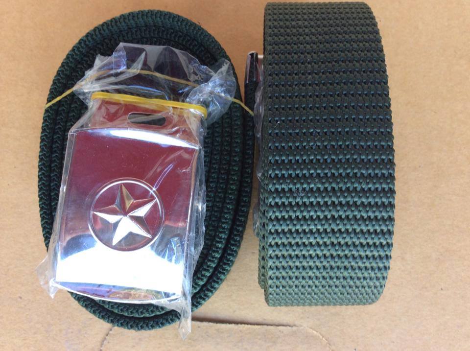 Thắt lưng, dây nịt vải nghĩa vụ cấp phát