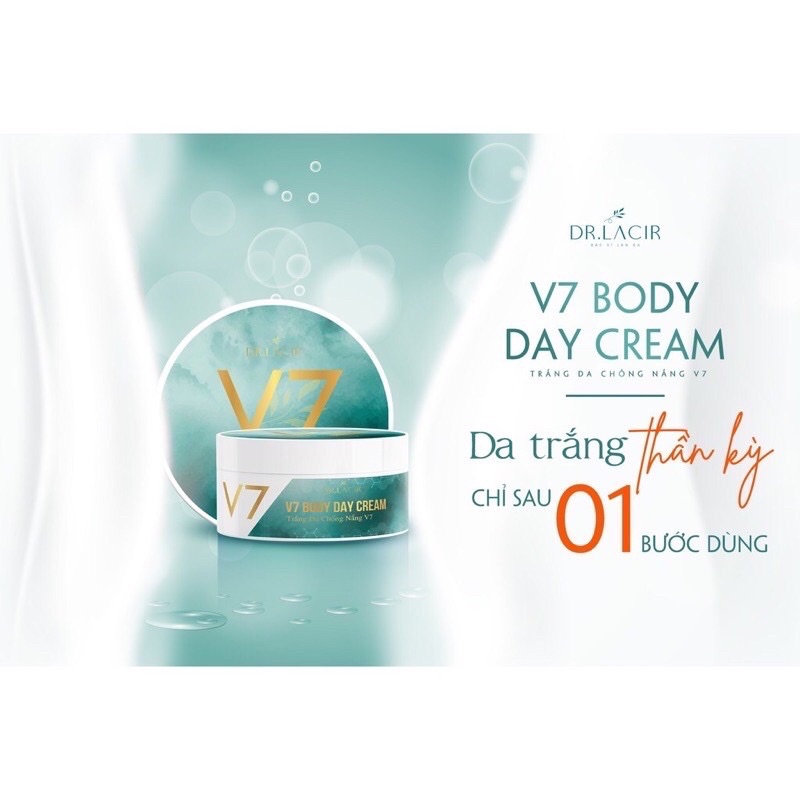 Kem Body  V7 Drlacir lamer care ban ngày