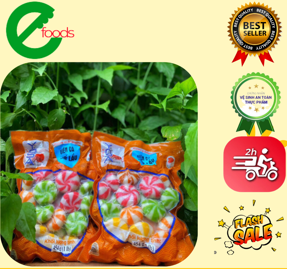 Viên thả lẩu mix 5 vị Yosa Singapore 500gr (chọn giao hàng 2h giup shop)