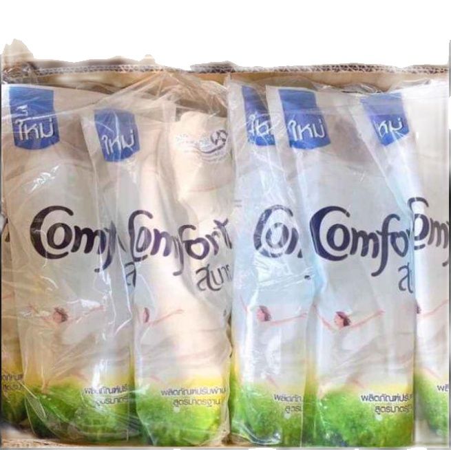 Nước xả vải Comfort Thái gói 580ml màu trắng