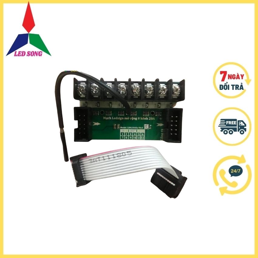 Mạch Led Vẫy 8 Kênh Mở Rộng Led Song