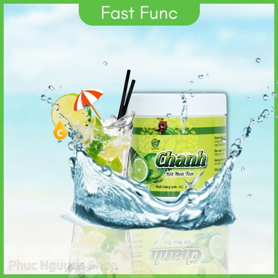 Bột chanh hòa tan Chavi thơm ngon bổ sung vitamin C-hộp 400g