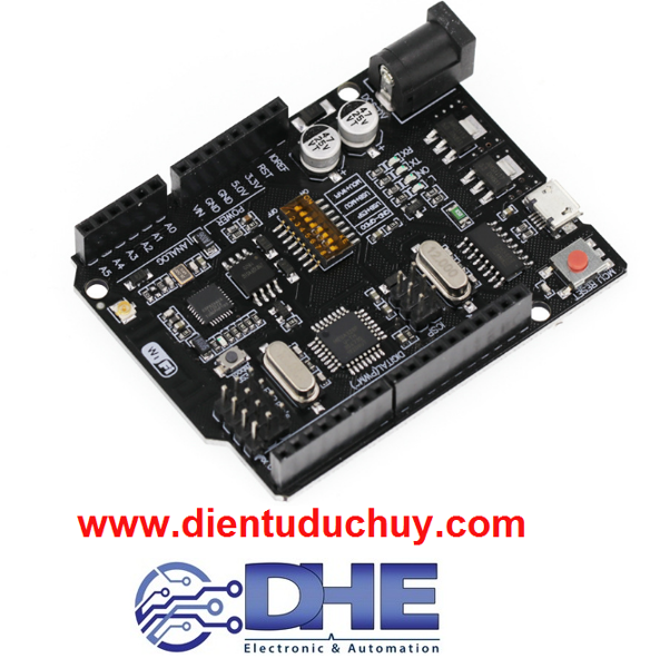 Arduino uno r3 tích hợp wifi + ch340 ttl)