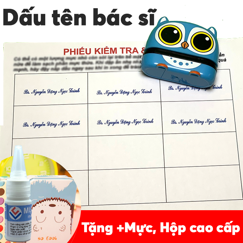 Dấu tên cá nhân thiết kế theo yêu cầu