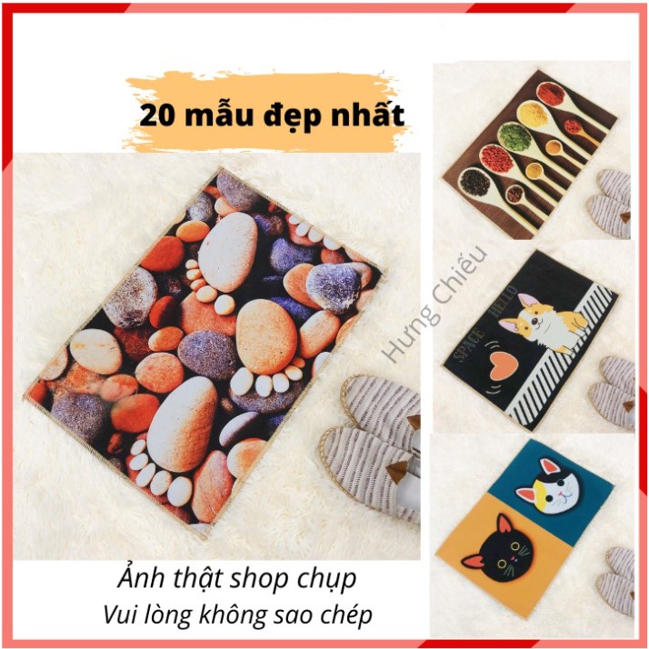 Thảm lau chân hình thú dễ thương ,thảm trùi chân đáng yêu tiện lợi đa năng thích hợp với mọi gia đình,thảm để chân , thảm nhà bếp 40*60 Tâm house chống trượt