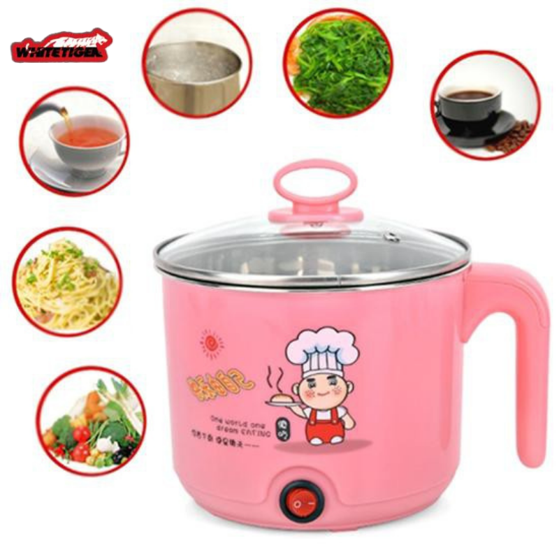 SIÊU BỀN - Ca nấu mì siêu tốc nồi nấu đa năng mini siêu tốc 18cm (TẶNG KÈM XỬNG HẤP)