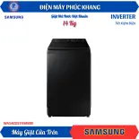 Điện Máy Phúc Khang x Samsung | Máy Giặt Samsung Inverter 14 Kg WA14CG5745BVSV - Máy giặt Cửa Trên Ecobubble™ với Động Cơ Digital Inverter