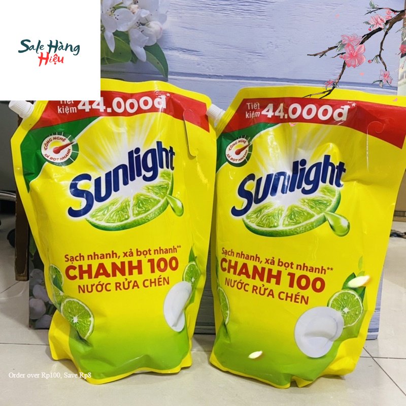 Nước rửa chén Sunlight Chanh 3.5kg túi