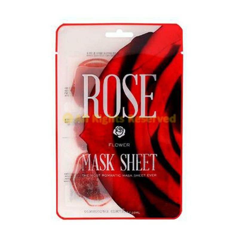Mặt nạ lát hoa hồng kocostar rose flower mask sheet