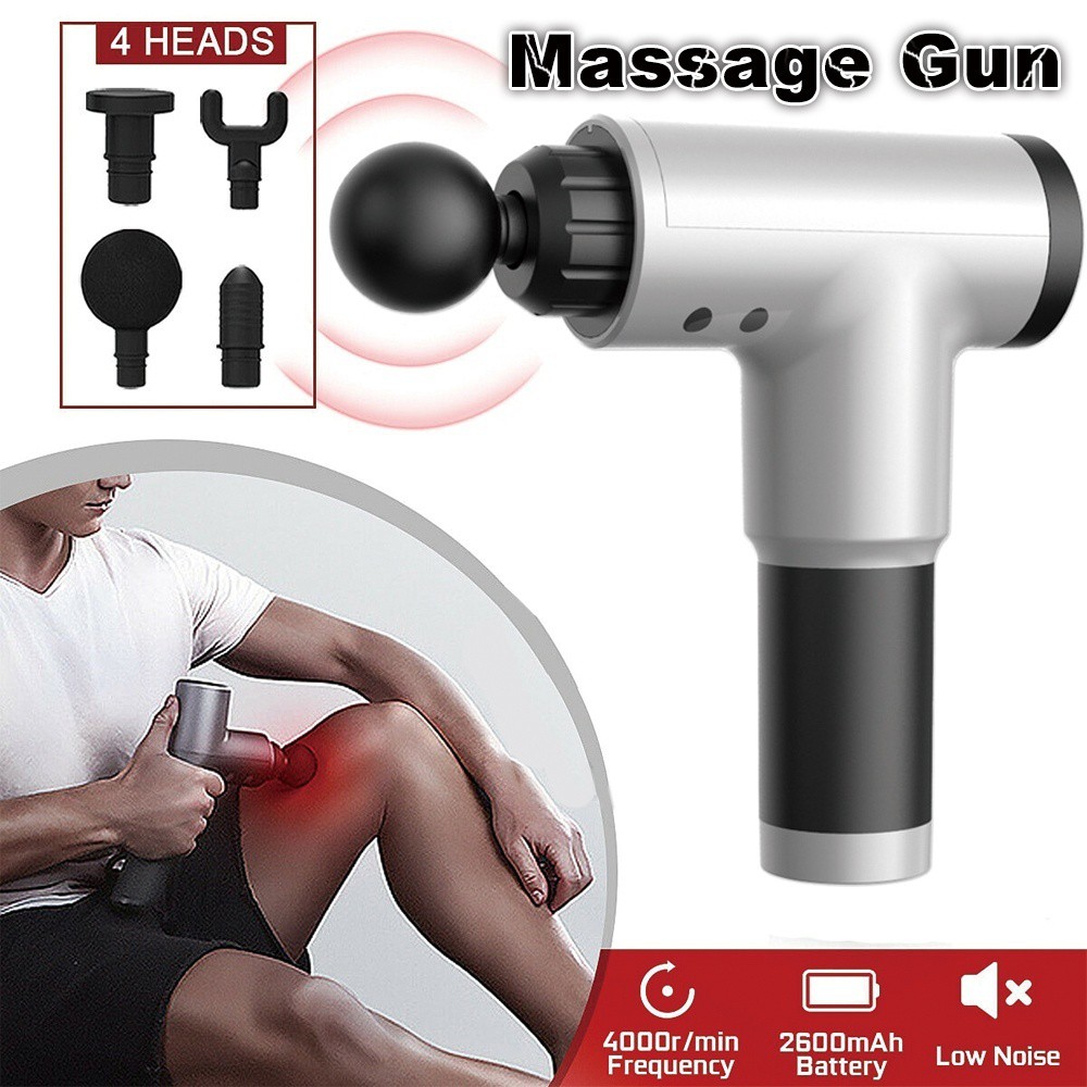 [HCM]Máy Massage Cơ Bắp Phục Hồi Thể Lực  Máy massage giúp giãn cơ bắp tiện lợi máy mát xa cầm tay toàn thân cao cấp Thiết bị mát xa chuyên nghiệp cho gymer dân thể thao người già