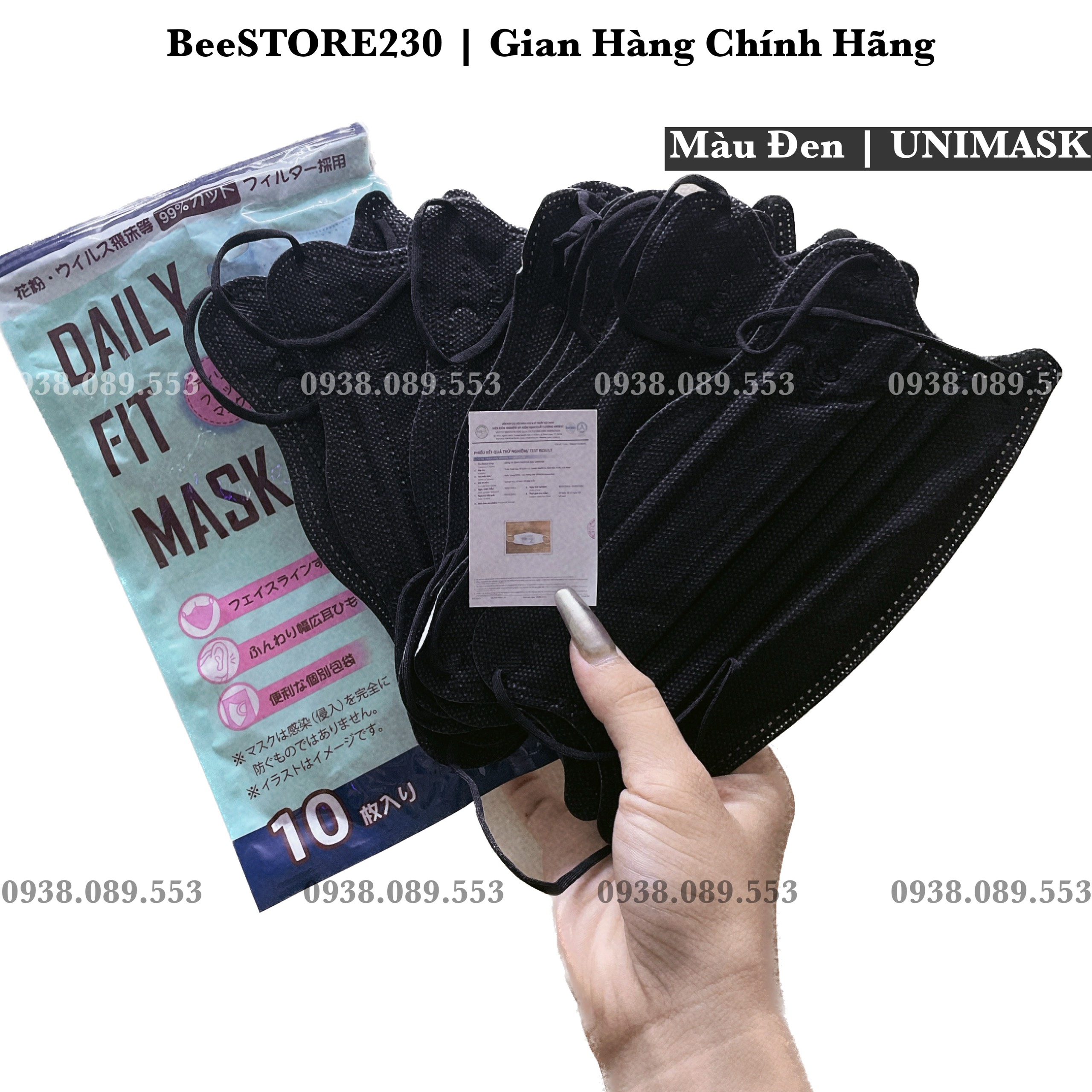 HOÀN TIỀN 15% -  Thùng 300C Khẩu Trang Cua KingCarb MIX MÀU Dày siêu Êm Tai ôm sát mặt HOTTREND UNIMASK|ANPHONG|ANTAM