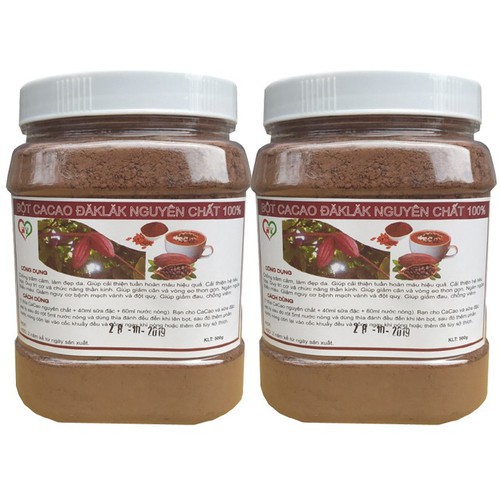 1KG BỘT CACAO ĐĂK LẮC HÀNG CAO CẤP THƠM NGON
