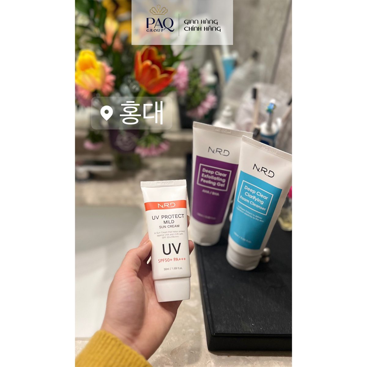 Kem chống nắng thế hệ mới Uv Protect Mild SPF50+ PA+++ Hàn Quốc chống nắng