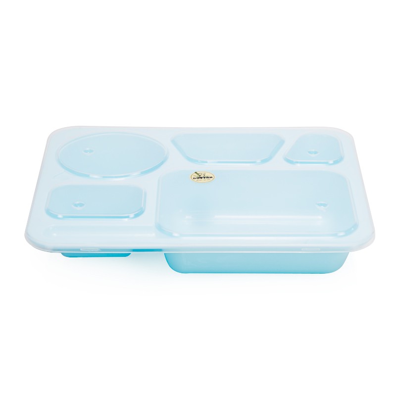 Bộ 10 Khay Nhựa Đựng Cơm Cao Cấp Duy Tân Nhỏ- 29 x 23 x 5 cm Giao Màu Ngẫu Nhiên