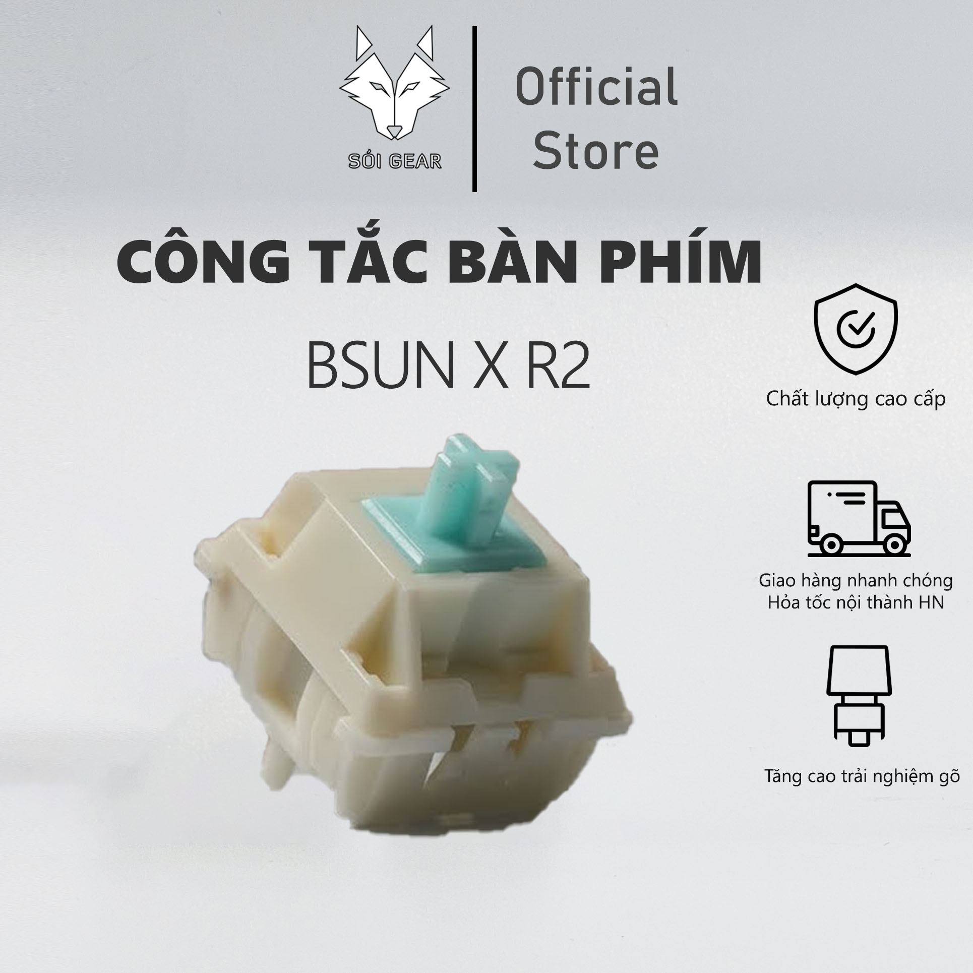 Công Tắc Bàn Phím Cơ Switch BSUN X R2 | Linear Switch