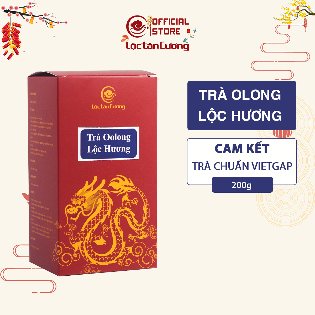 Trà oolong lộc hương 200g - lộc tân cương