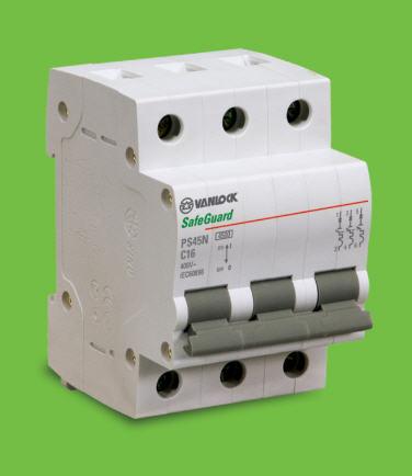 Cầu dao tự đông 3 cực sino vanlock - model: ps45n