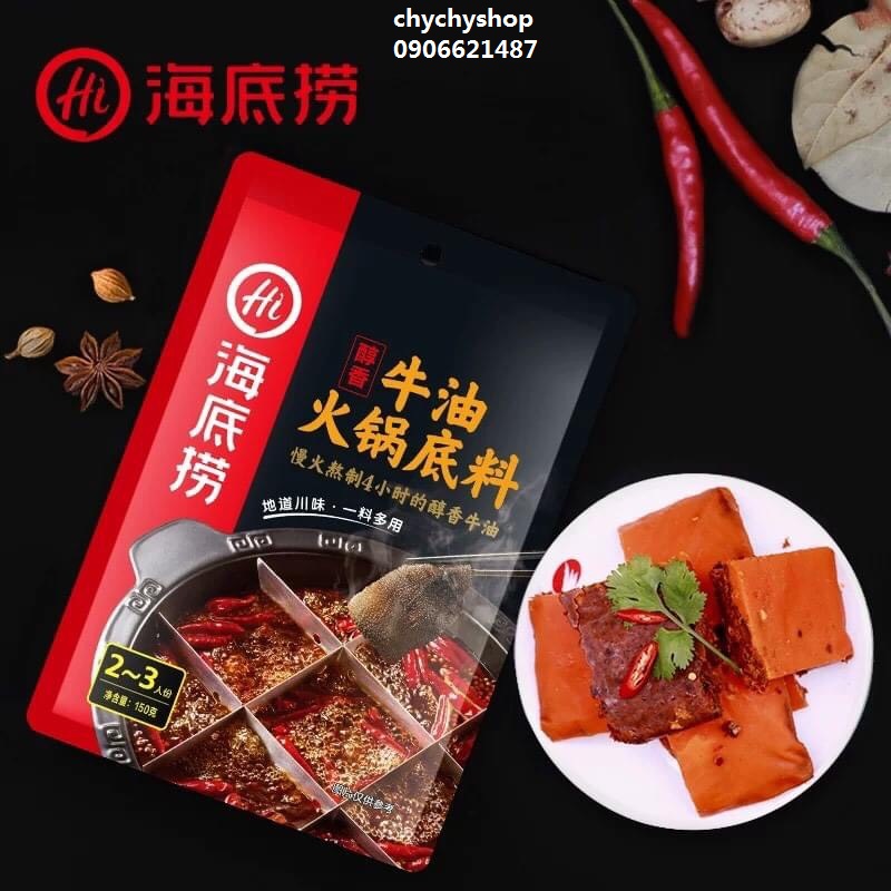 Gia vị lẩu Tứ xuyên Haidilao-Cốt lẩu cay tê tứ xuyên