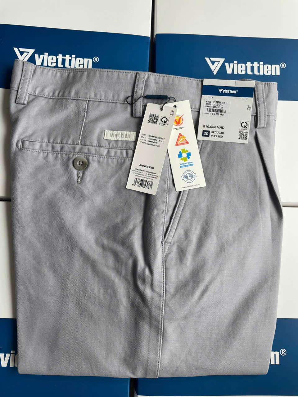  Quần Kaki nam Việt Tiến  6S6253  