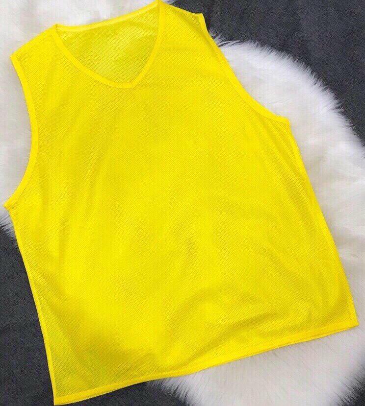 Combo 5 chiếc áo tập áo lưới chia đội trong luyện tập thể thao bóng đá (5 chiếc/màu)