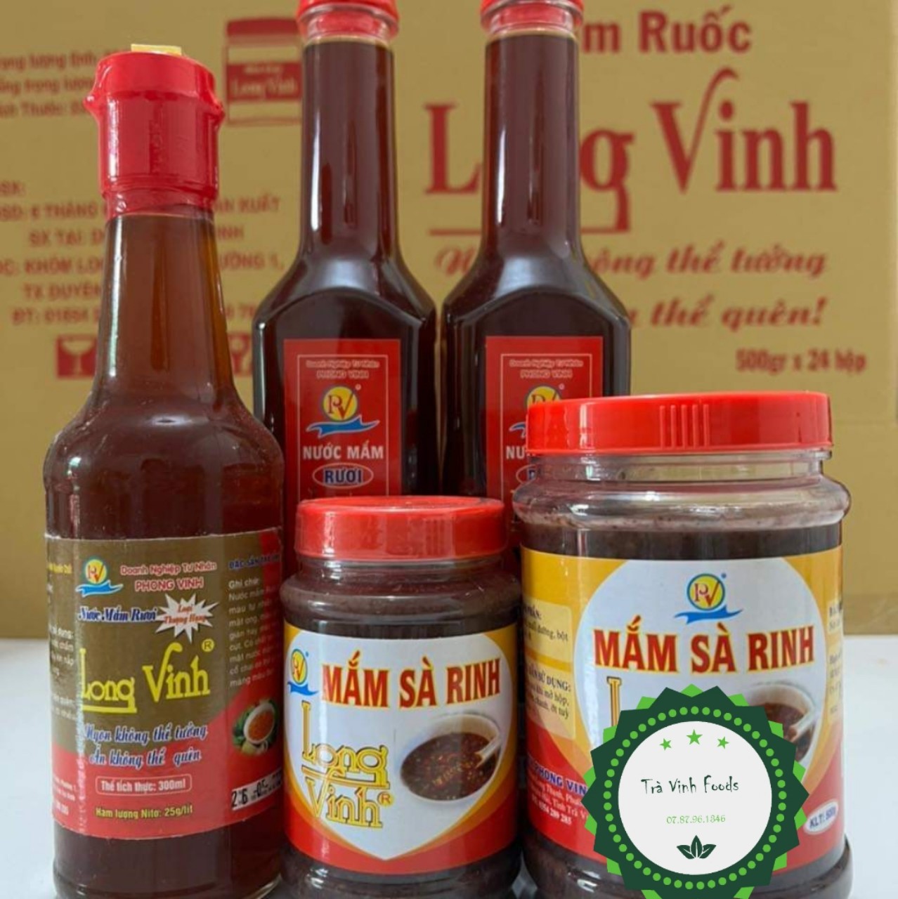 Đặc Sản Nước Mắm Rươi Long Vinh-Đặc Sản Trà Vinh 18 Độ Đạm