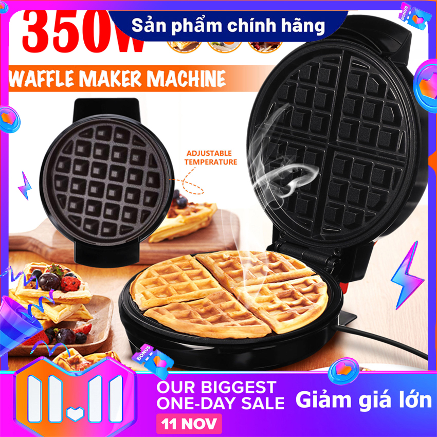 Sale giảm 8%] máy làm bánh waffle máy nướng bánh dash - chống dính cao cấp - máy làm bánh quế/bánh kẹp waffle mini - máy tự làm bánh bằng điện dễ vệ sinh.