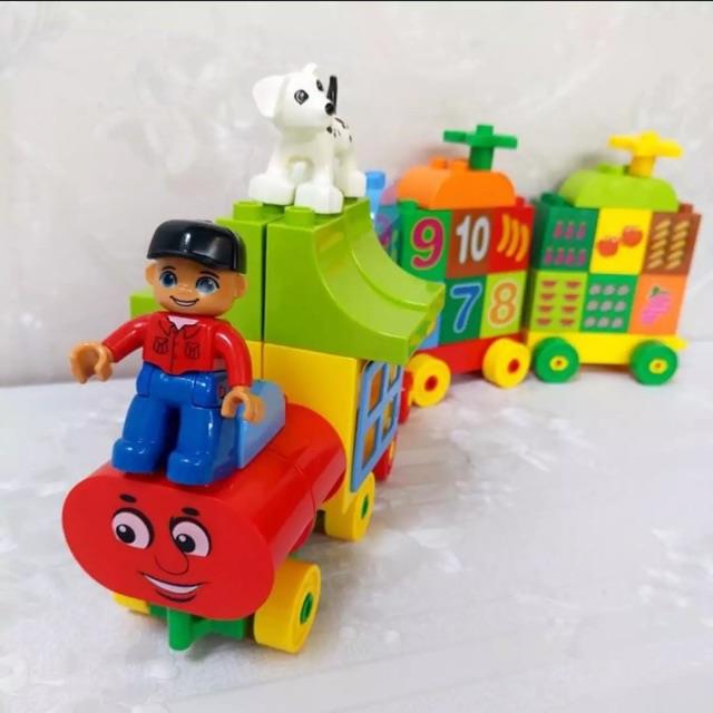 HOT LEGO DUPLO 50 chi tiết- Tàu Lửa Chữ Số - Đồ chơi cho bé xếp hình lắp  ráp -Tạp hóa Abbie 
