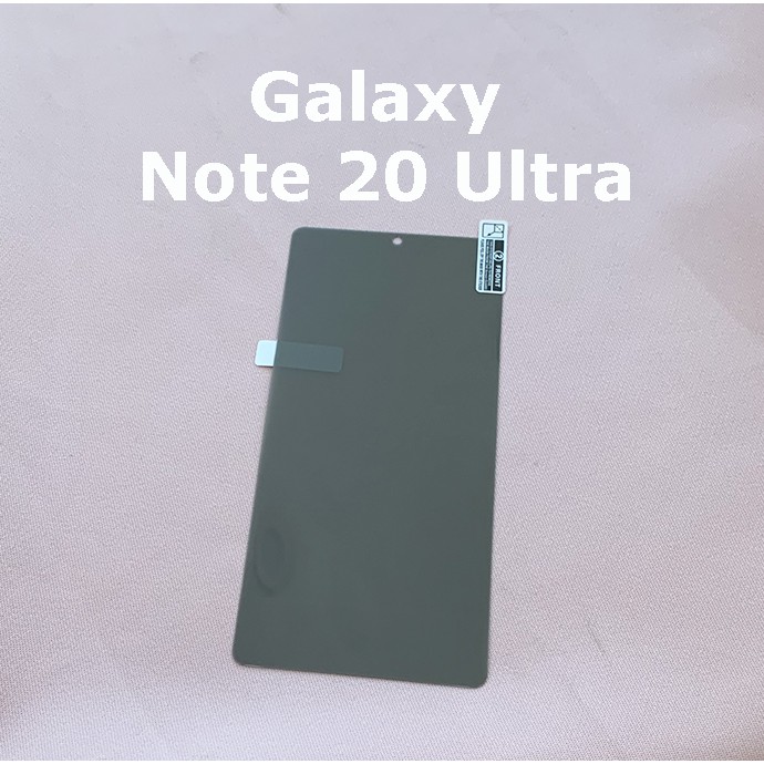 Kính cường lực nano dẻo chống nhìn trộm cho Samsung Galaxy Note 20 Ultra