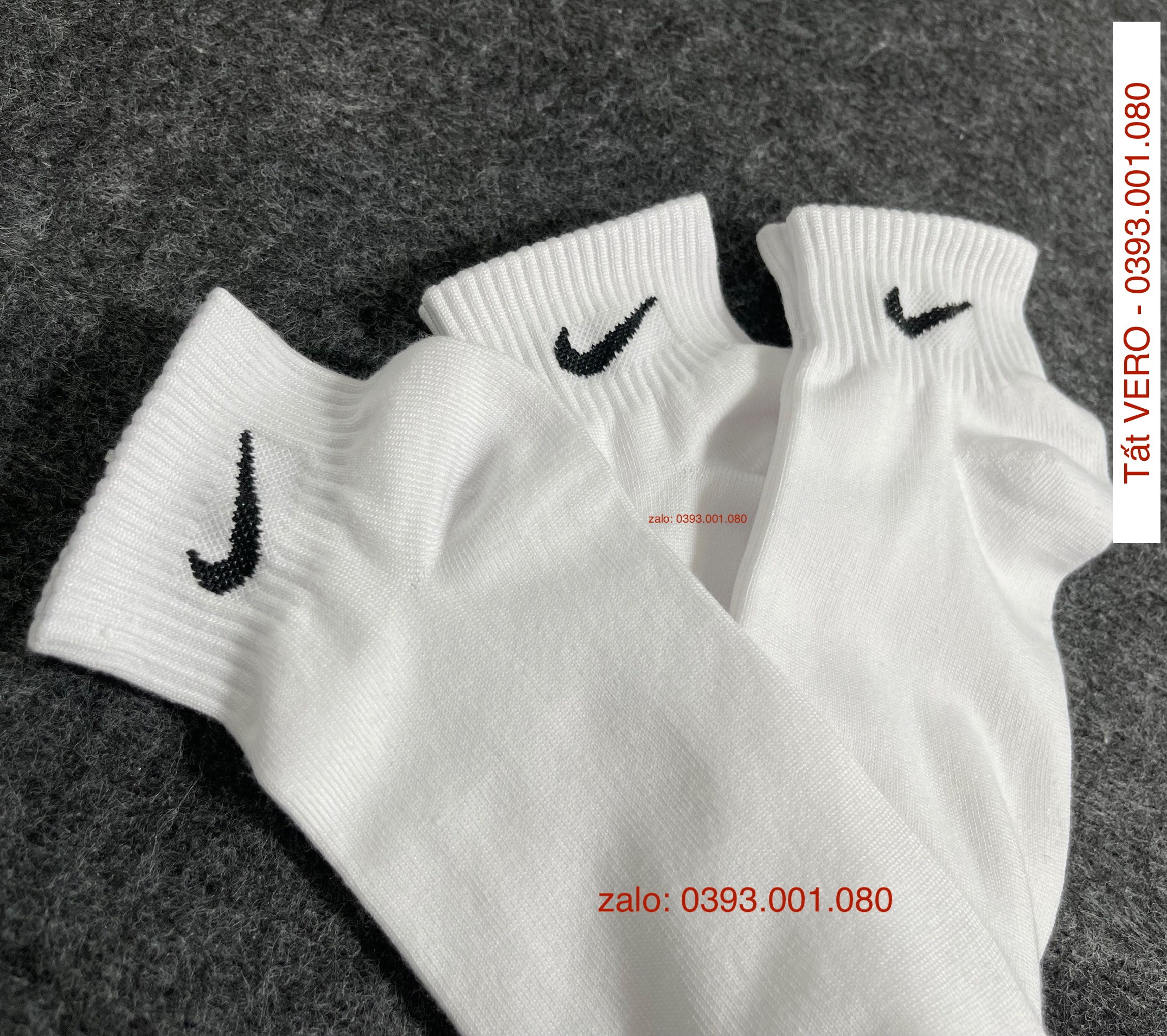 Tất/vớ nike, cổ ngắn dệt kim loại 1