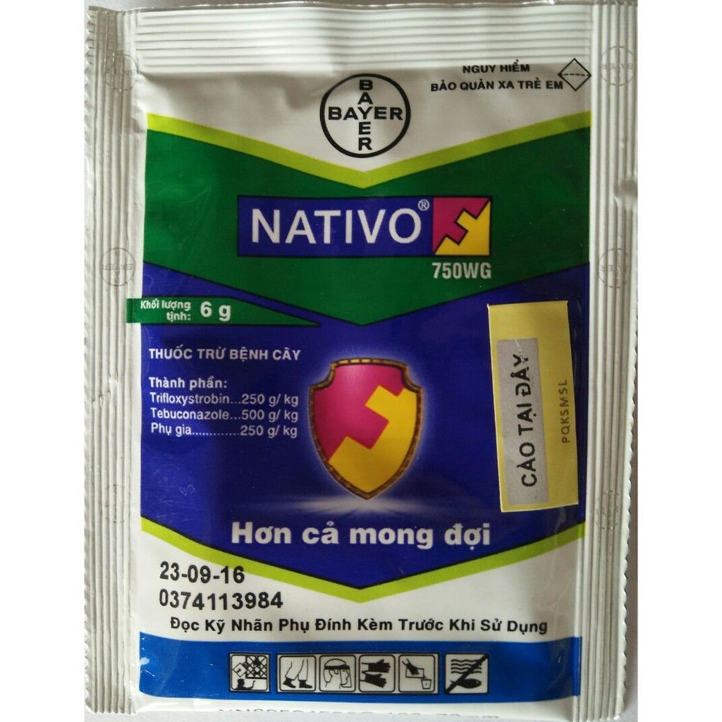 Nativo 750WG – TrI thán thư, phấn trắng hiệu quả