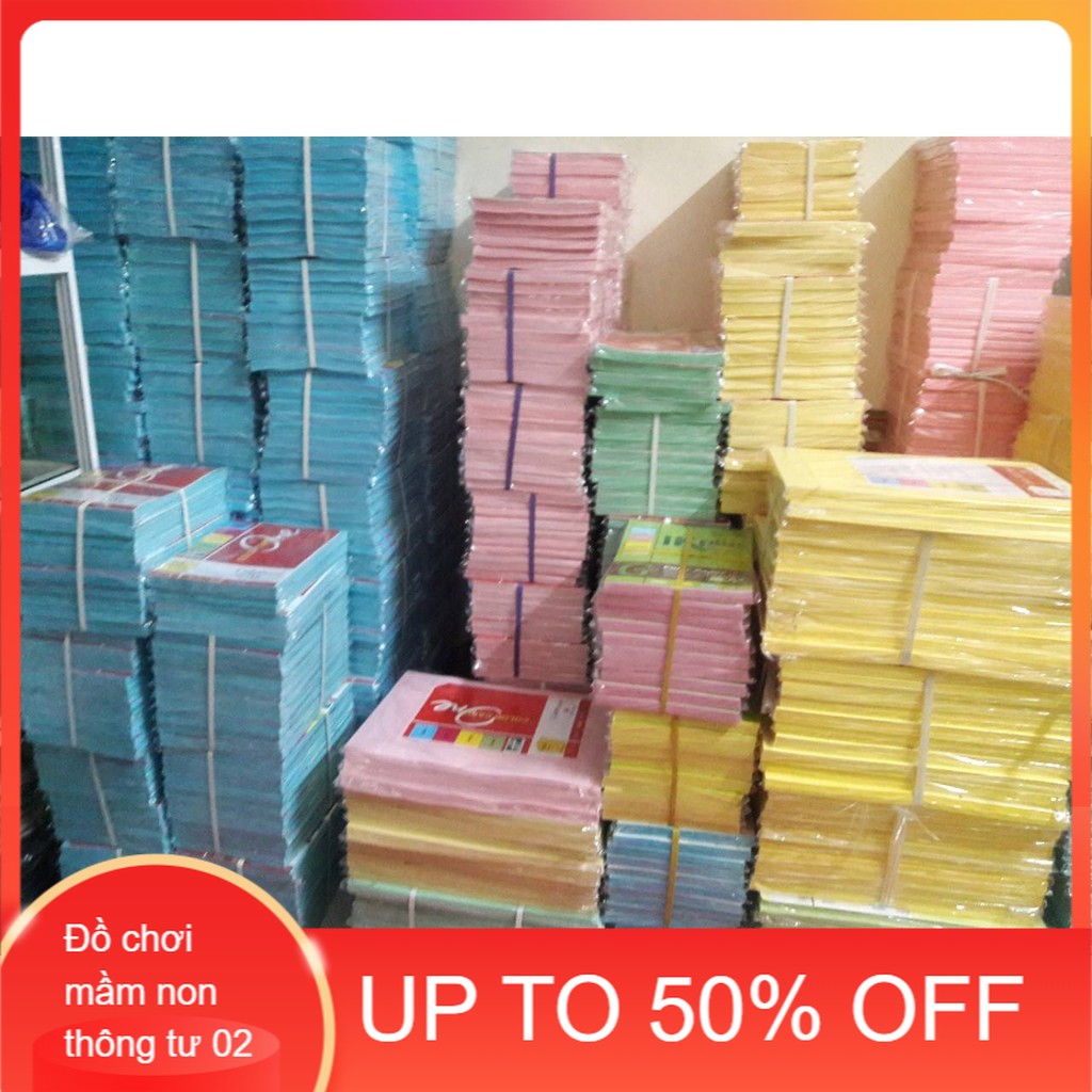 Giấy bìa, giấy màu a4 dl160gsm/100 tờ/tập