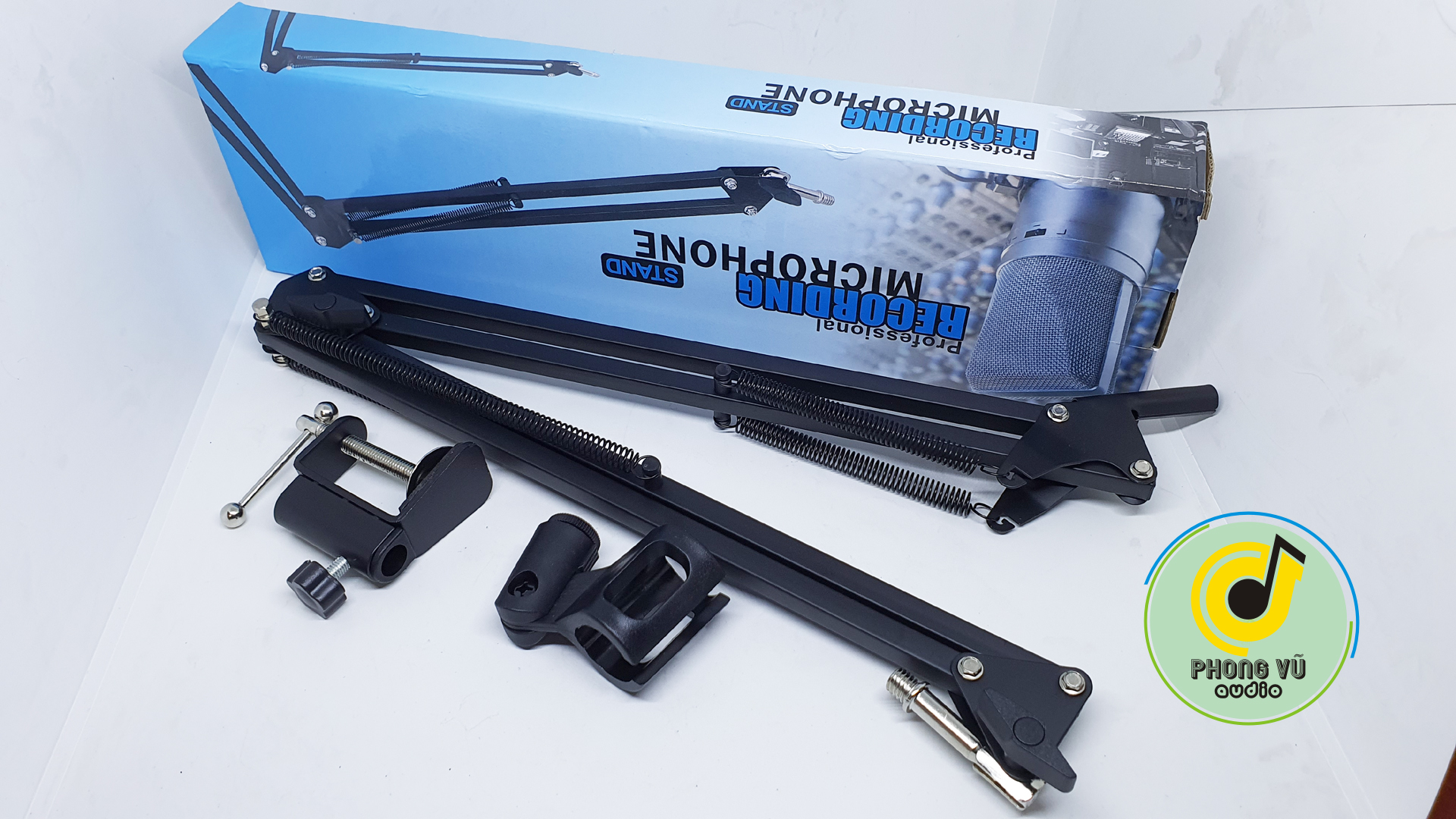 Chân dế, giá đỡ micro kẹp bàn N35 chắc chắn và tiện lợi