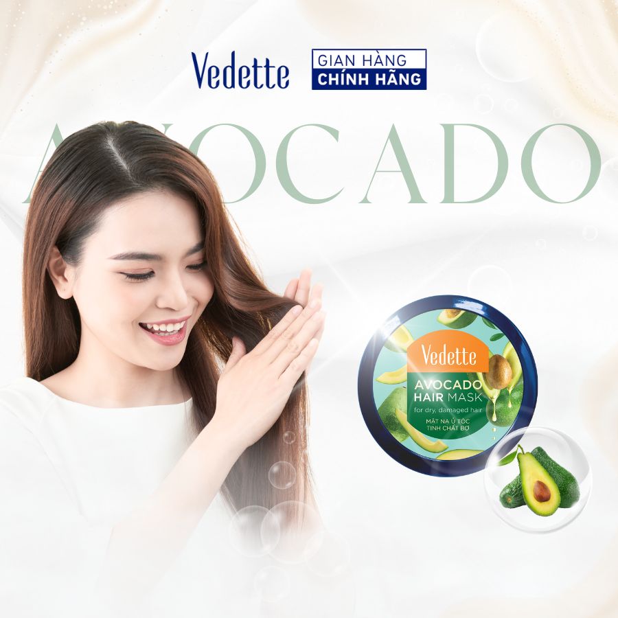 Mặt nạ ủ tóc vedette tinh chất bơ 145ml