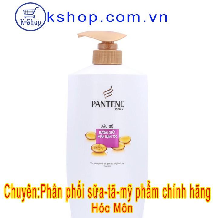 Dầu gội dưỡng chất ngăn rụng tóc pantene chai 650g- mau mới