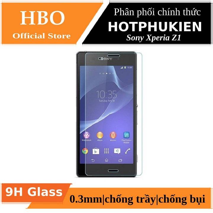 Miếng dán kính cường lực Sony Xperia Z1 hiệu HBO - Phân phối bởi Hotphukien