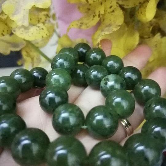 [HCM]Xưởng Sản xuất đá quý Tự Nhiên G.F.H -  Vòng tay đá cẩm thạch Canada tự nhiên cao cấp  ( Canada Nephrite Jadeit)