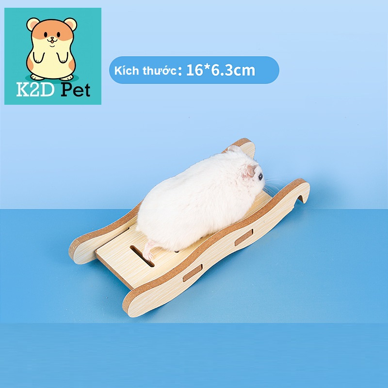 P30 Nhà ngủ gỗ hamster nhiều hình cho hamster - 8