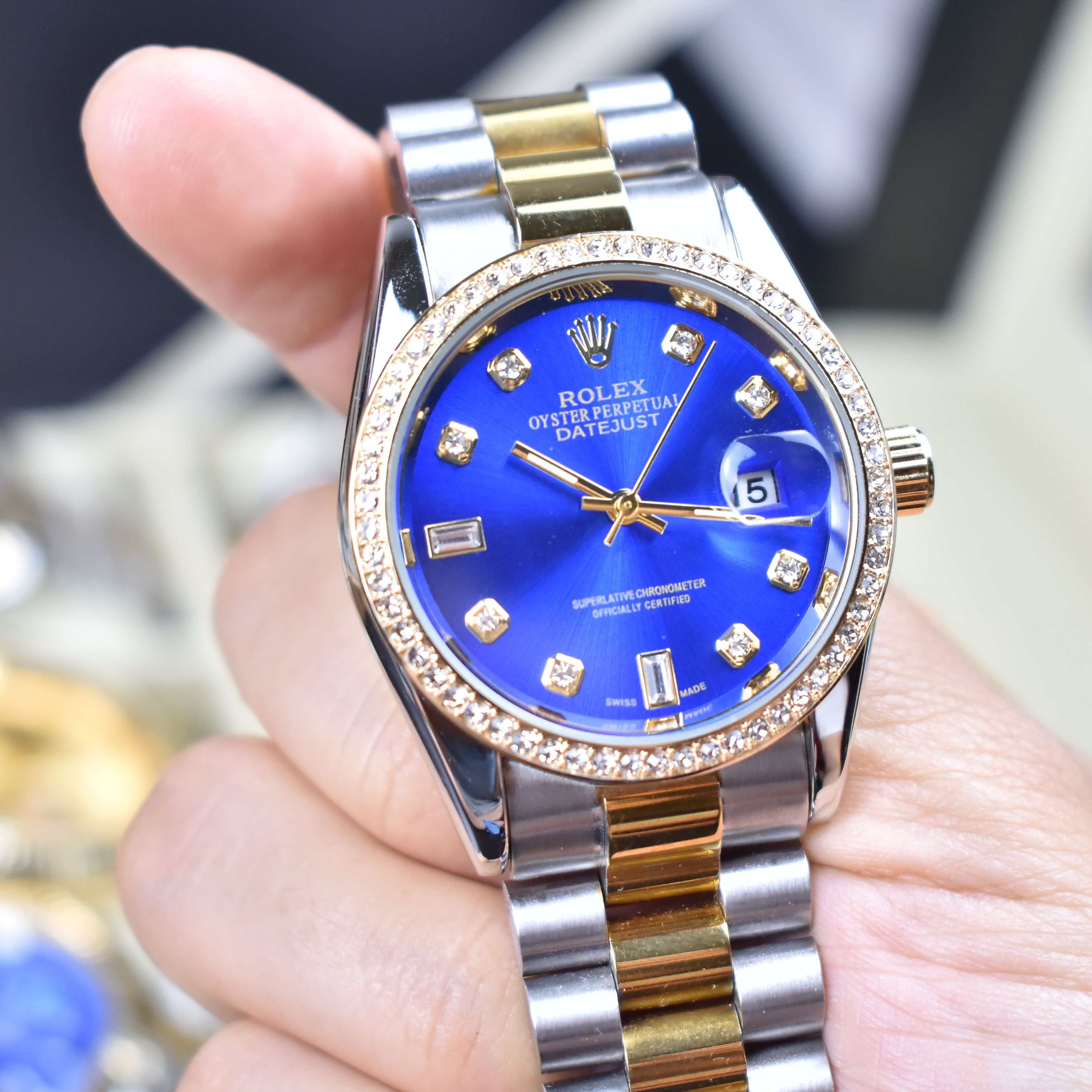 Đồng hồ rolex mã rl11 - chống nước chống xước bền đẹp chất liệu thép không gỉ