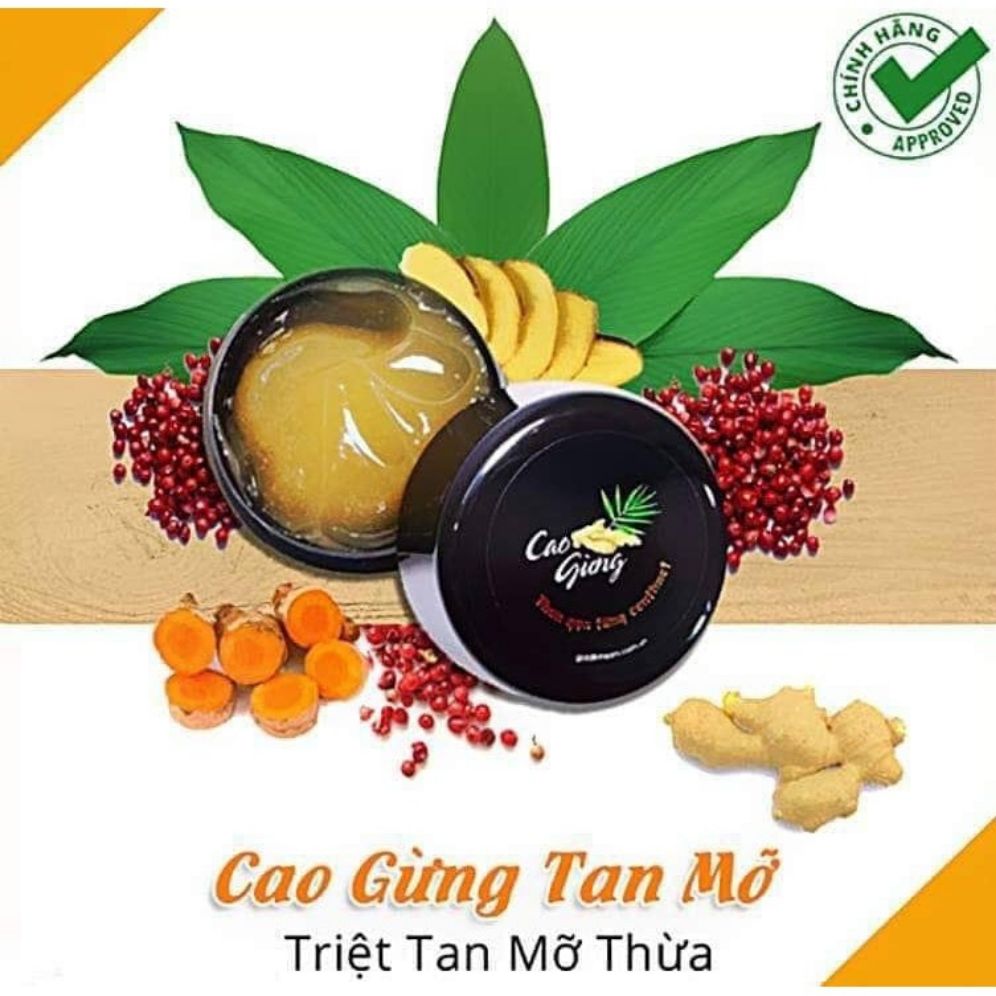 Tri ân kh giảm giá 60%- cao gừng tan mỡ cho eo thon dáng chuẩn
