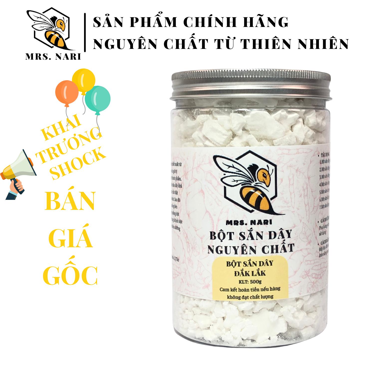 Bột sắn dây nguyên chất 500g Nari Farm - Bột sắn dây tự nhiên