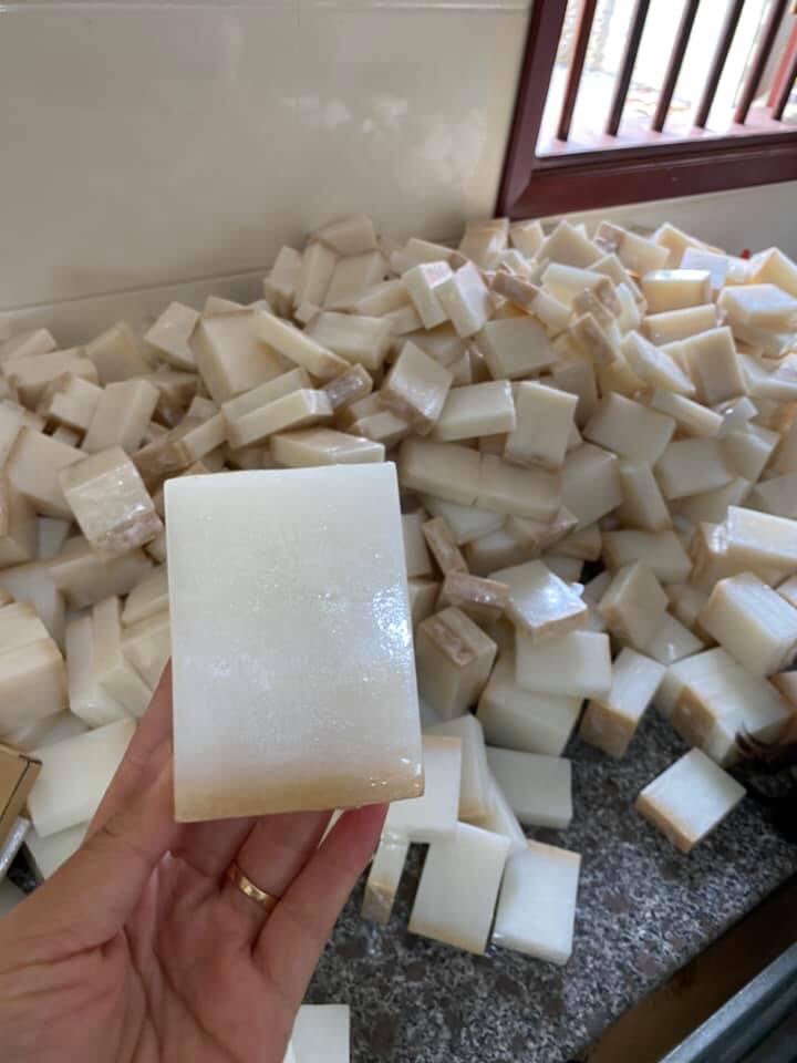 XÀ BÔNG CÁM GẠO TRẮNG DA TÂM TÍT 100gr