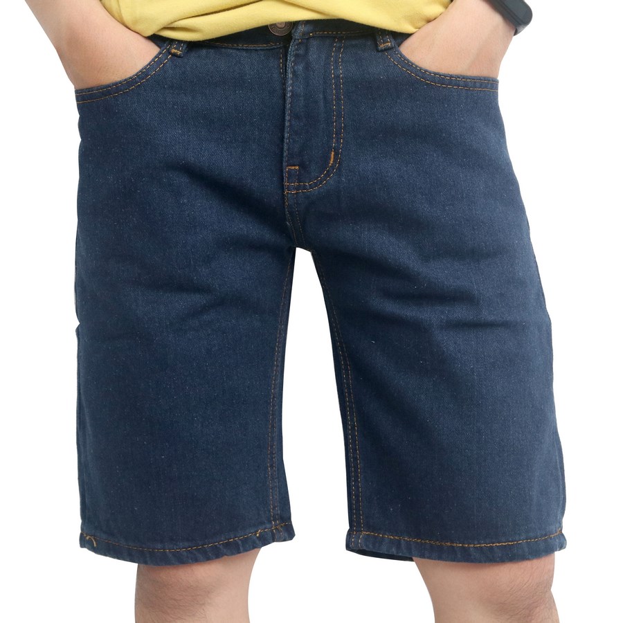 [HCM]Quần short jean nam QNT392 quần ngố nam trơn vải jean lửng nam