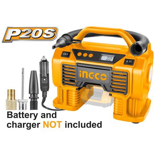 Máy bơm hơi tự động dùng pin ingco 20v cacli2002