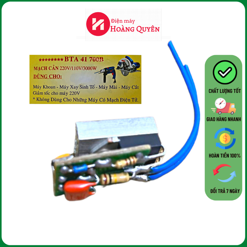 Mạch cản chuyển điện 220v sang 110v 2000w, ic chuyển điện loại tốt - dùng cho máy khoan, máy cắt, máy mài, xay sinh tố