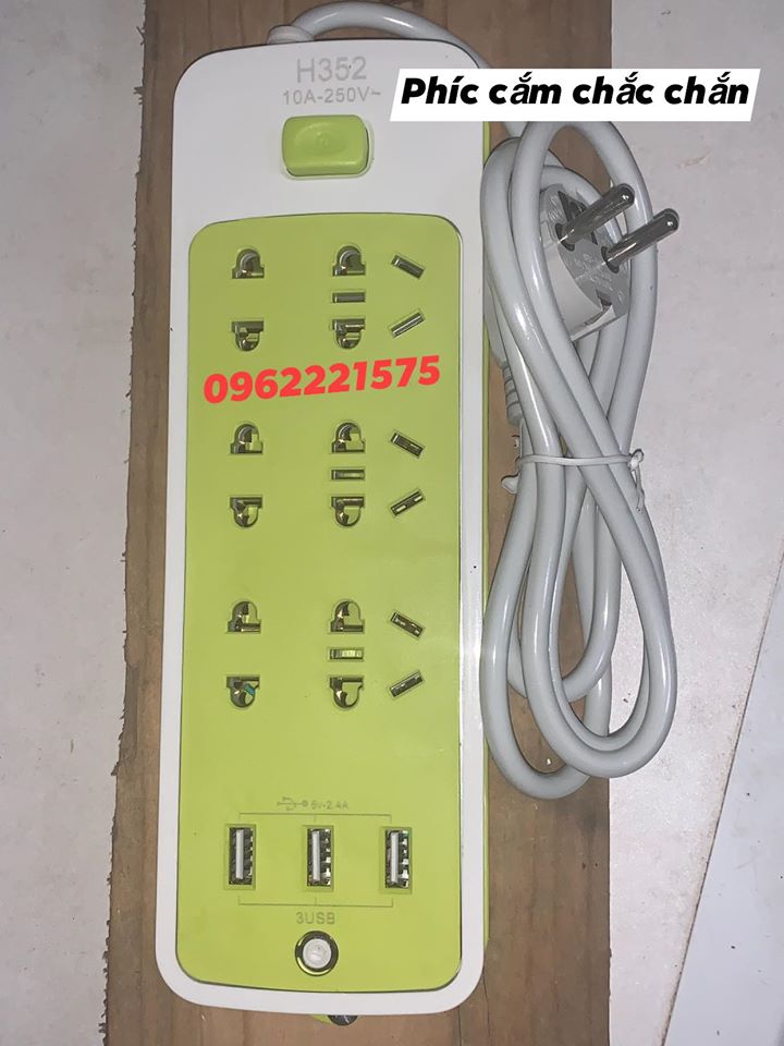 Ổ cắm điện đa năng kèm cổng sạc usb