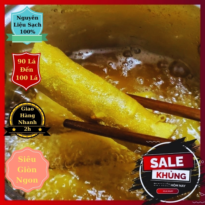 COMBO 3 tệp - Bánh ram Hà Tĩnh số lượng 300 lá , 1.500gr - 100% gạo quê và mật mía sạch không chất bảo quản, bánh không hút dầu, bánh chiên lên vàng giòn, đóng gói hút chân không, nem rán ngon - Thưc phẩm sạch - Bánh đa nem