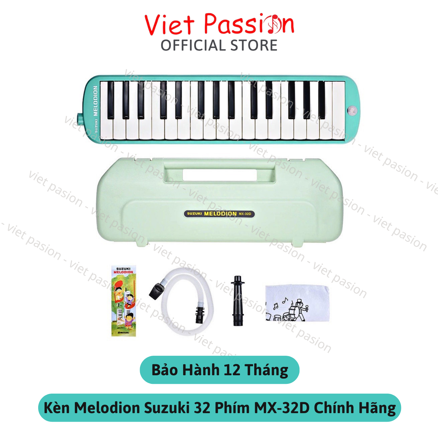 Kèn Phím Suzuki Melodion 32 phím Melodica 37 phím Pianica Hộp Nhựa Cứng Chính Hãng Viet Passion HCM