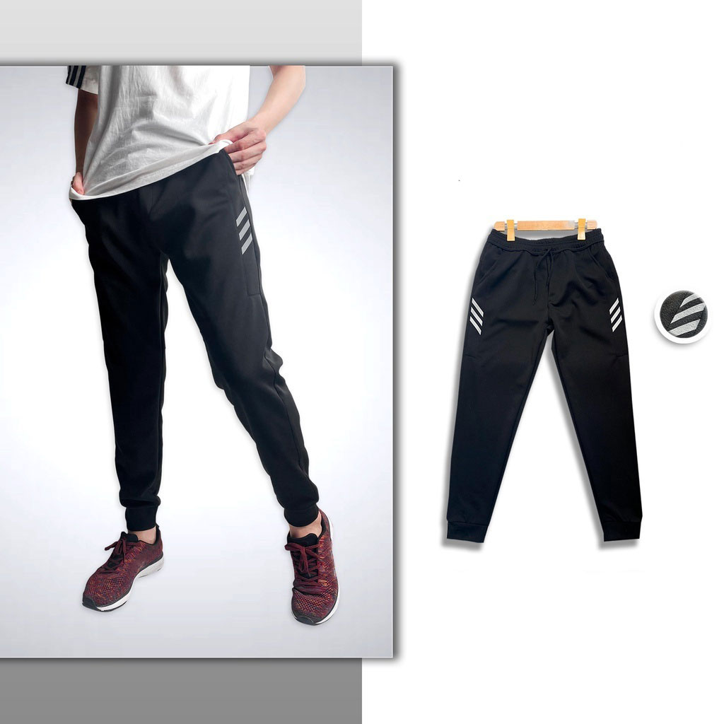 Quần thun thể thao nam 3 sọc pucumenfashion Quần dài nam thu đông hottrend 2021