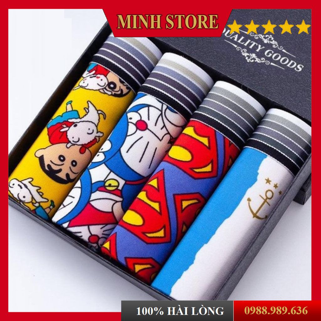 Quần sịp quần lót nam thun lạnh doremon hàng hiệu - Minhstore5